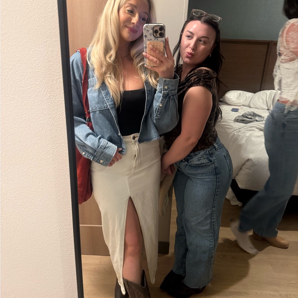 LIONESS long denim skirt M - Picture 5 of 5